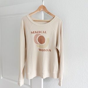 MATE the Label Magical Woman Vintage Pullover - Cream
